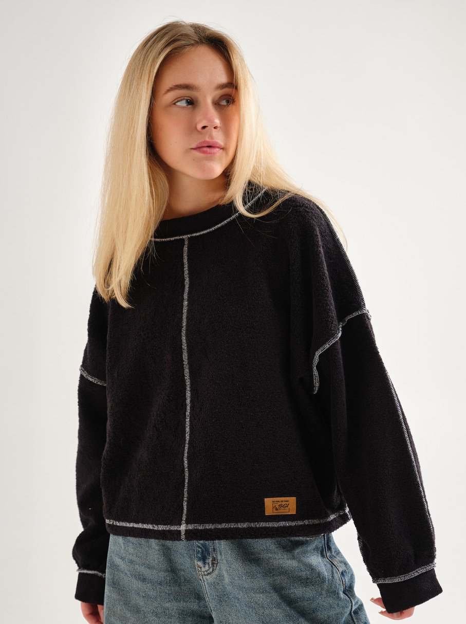 Crop sweatshirt BlackPearl