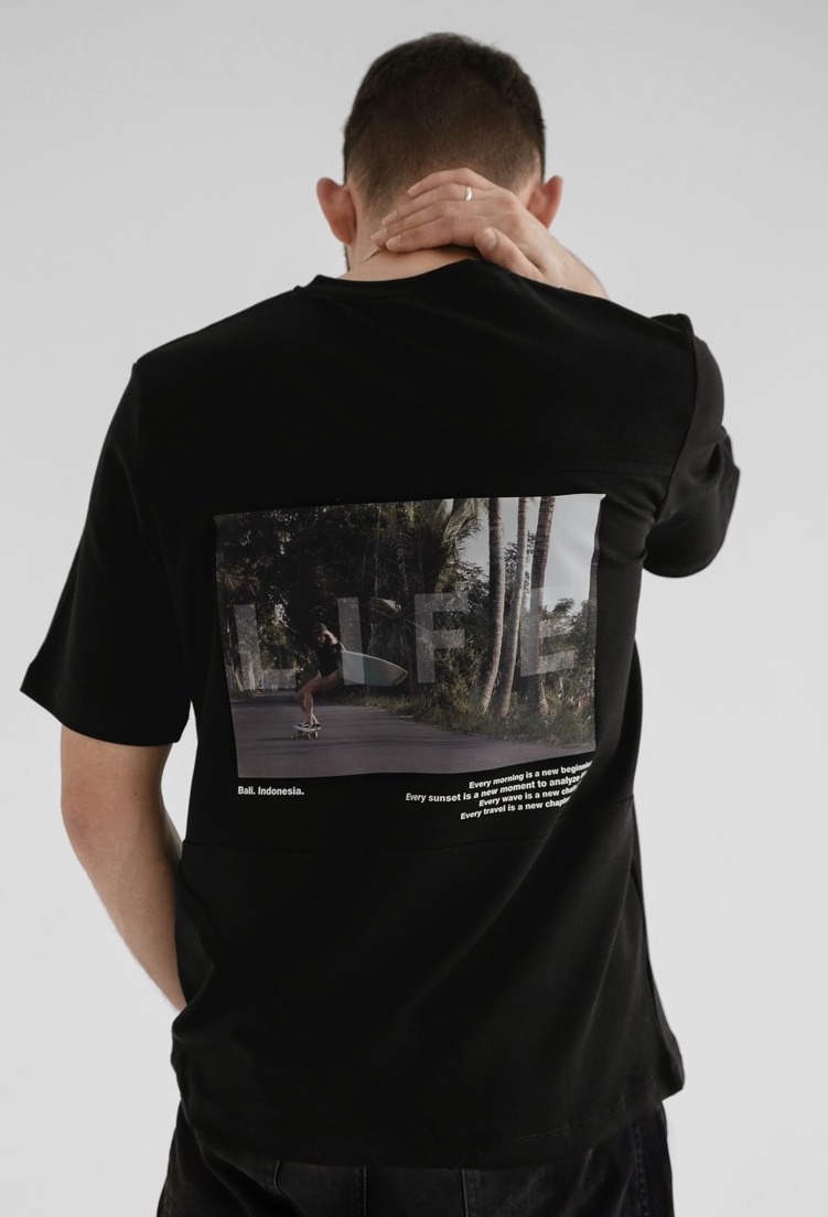 T-shirt SURFSKATE black