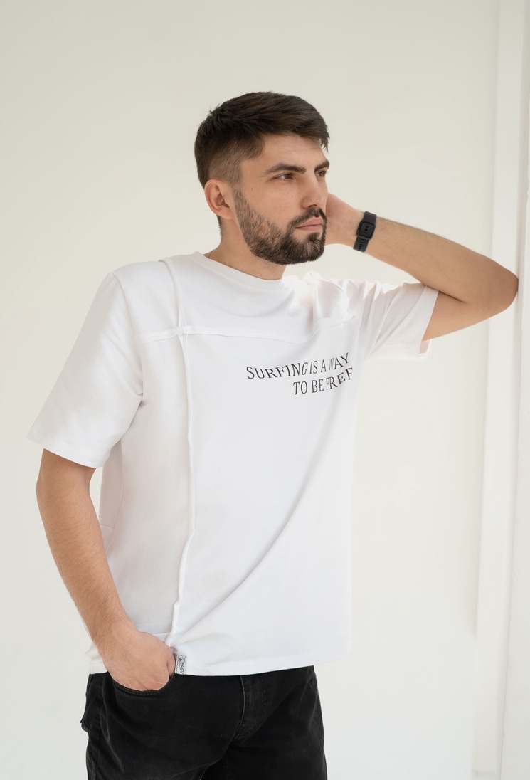 T-shirt RUSSIAN SPOTS white