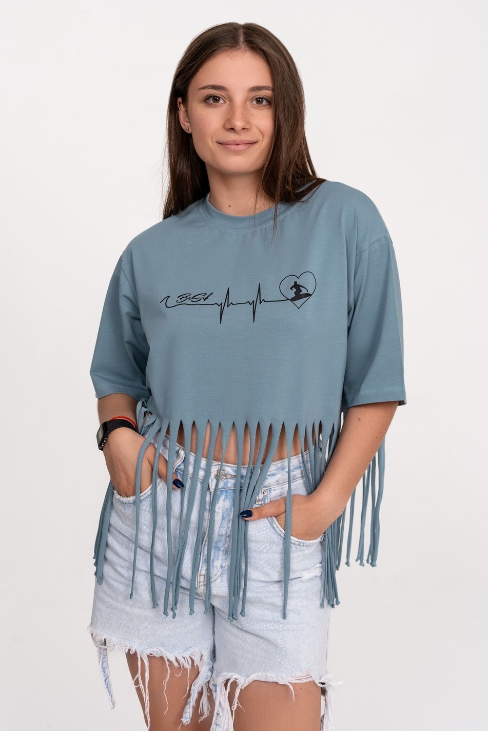 TOP OLDSCHOOL GIRL blue