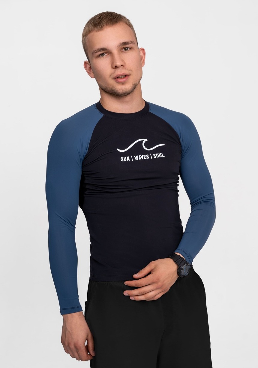 Rashguard WAVE blue